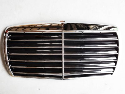 賓士 E-class W123 1977~1985 水箱護罩總成 水柵 中網加外框 中網含框 電鍍 鍍鉻 黑色 含框