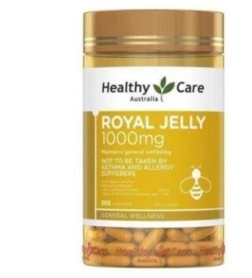 【優質精品】澳洲 Healthy Care Royal Jelly 蜂王乳膠囊1000mg 365顆**yz