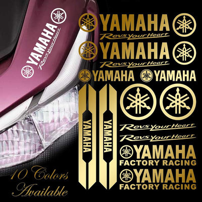 山葉 適用於 Yamaha Mio Sporty Aerox Nmax V2 TFX150 SZ 摩托車貼紙 Yamah
