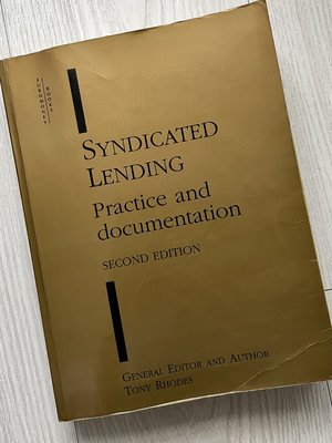 Syndicated Lending practice and documentation by tony Rhodes