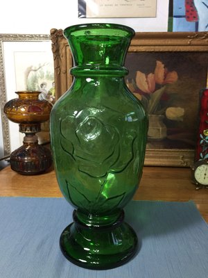 白明月藝術／古物雜貨店 早期義大利玻璃花瓶