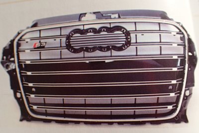 泰山美研社19121904  AUDI  A3  14款 S3   黑色中網水箱罩