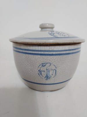 台灣早期陶瓷 豬油罐 甕/早期老瓷器/阿公阿嬤的老碗盤/古早碗盤/早期食器皿