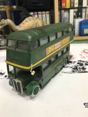 法國製雙層巴士 solido玩具鐵皮車