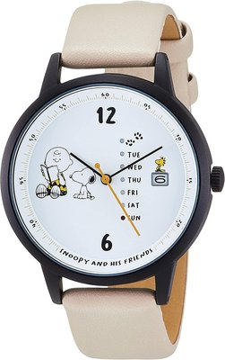 日本正版 Fieldwork PNT016-1 史努比 SNOOPY 手錶 女錶 皮革錶帶 日本代購