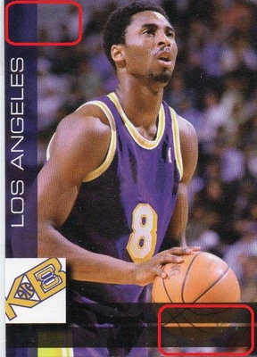 NBA 球員卡 1998 Edge Kobe Bryant 錯誤卡 (漏印名字&amp;品牌)