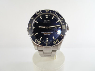[卡貝拉精品交流] MIDO 美度 OceanStar 海洋之星 潛水錶 機械錶 600米 藍色 男錶 陶瓷圈 43.5 情人送禮 自用
