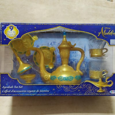 jakks 迪士尼 阿拉丁 茶具 茶壺 茶杯 玩具