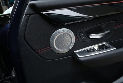 歐力車飾~寶馬 BMW 2016年 X1 喇叭裝飾圈 X1 音響喇叭裝飾框 F48 喇叭裝飾圈 F48 車門喇叭裝飾框