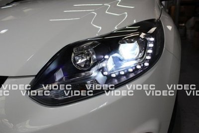 威德汽車精品 福特 MK3 FOCUS 大燈 DRL 日行燈 總成 原廠選配款 搭配HID 效果100分
