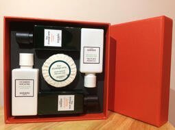 HERMES尼羅河 橘綠之泉洗髮沐浴組合 禮盒40ML*4+香皂1入禮盒·芯蓉美妝
