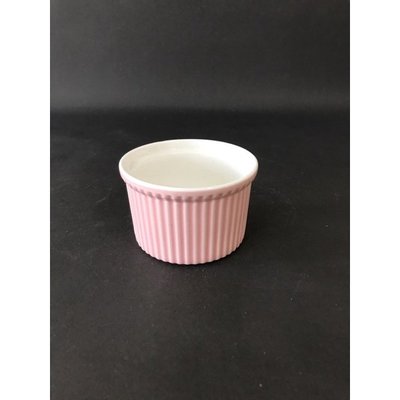 東昇瓷器餐具=粉色焗烤3.3吋布丁盅 烤杯布丁杯