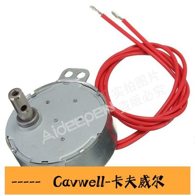 Cavwell-TYC50永磁同步電機 AC220V12V交流低速靜音電機 56RPM轉盤馬達-可開統編