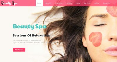 Beauty Spa Beauty Category 響應式網頁模板、HTML5+CSS3、網頁設計  #04062