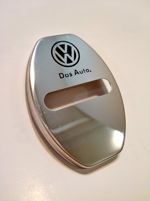 不鏽鋼蓋&amp;限位蓋整組：VW Passat Golf Vento Polo 與福斯各車款 亮白 Das Auto