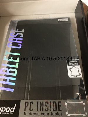 【Dapad】三折平板皮套SAMSUNG Galaxy Tab A 10.5(2018)LTE 黑色皮套