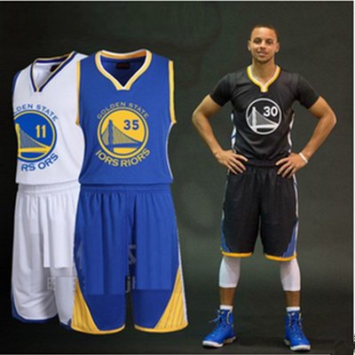 NBA成人籃球服 套裝 勇士隊 curry球衣  支持個性定制 排汗衣 易幹 成人運動服  短褲 無袖背心