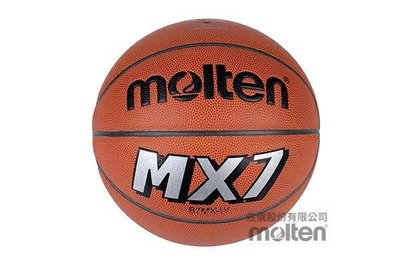 MOLTEN B7MX-W 合成皮8片貼室內外7號籃球『台灣原廠公司貨』