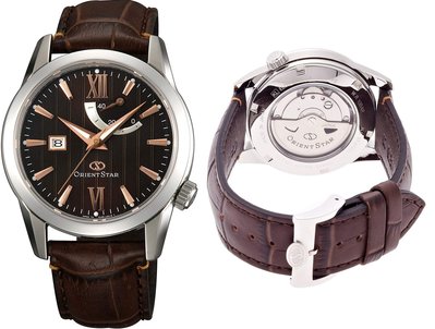 日本正版 Orient 東方 WZ0301EL 機械錶 男錶 手錶 皮革錶帶 日本代購