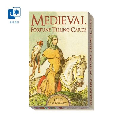 優品匯 卡牌遊戲進口正版中世紀神諭卡Medieval Fortune Telling Cards桌游意大利YP3393
