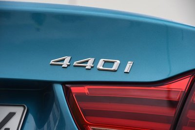 圓夢工廠 BMW 寶馬 4系列 F32 F33 F36 440I 440i 後車箱板金鍍鉻改裝字貼字標 同原廠款式