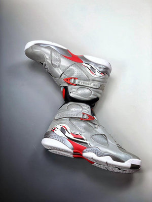 【小明潮鞋】Air Jordan 8 “Reflections of a Champion”銀紅 3耐吉 愛迪達