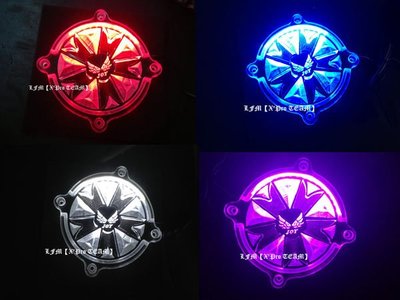 LFM【X Pro TEAM】炫光3D雷射雕刻LED風扇外蓋~適用:VJR／Many／魅力／VJR110／many110