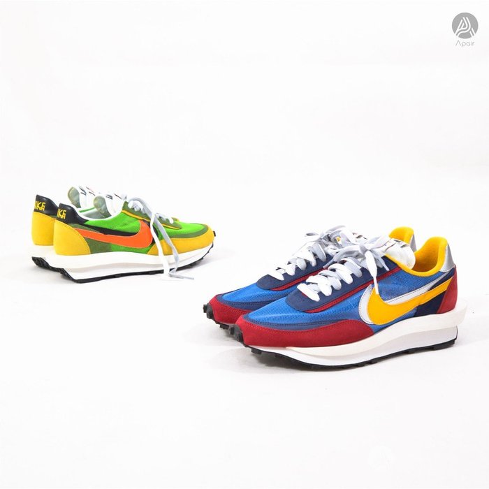 Nike X Sacai Ldv Waffle 雙勾 雙鞋舌 紅藍 黃綠 聯名 Bv0073 400 003 Yahoo奇摩拍賣