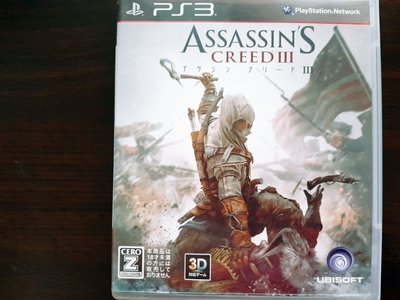 PS3 刺客教條3 Assassin's Creed III 純日中文字幕