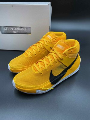 Nike KD13 TB PROMO KD 13 黃黑 Team gold CW4115-702 籃球鞋 US10.5