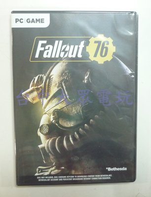 PC 電腦遊戲 異塵餘生 76 Fallout 76 (中文版)**(全新未拆商品)【台中大眾電玩】