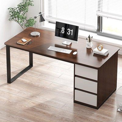 電腦桌台式書桌簡約辦公桌家用臥室寫字桌學習桌桌子長~特價