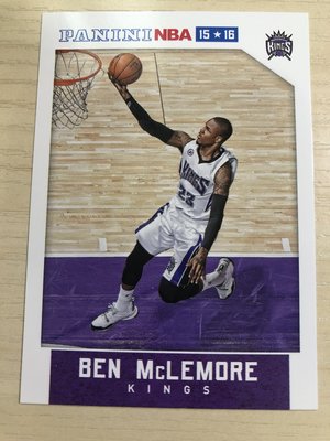 Ben McLemore #123/#135  2015-16-17 Panini NBA Hoops