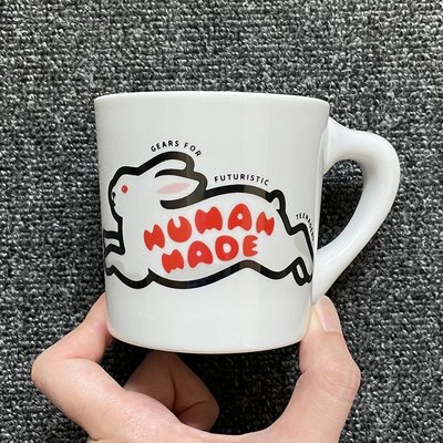 【熱賣精選】現貨HUMAN MADE RABBIT COFFEE MUG草地兔子馬克杯咖啡杯水杯