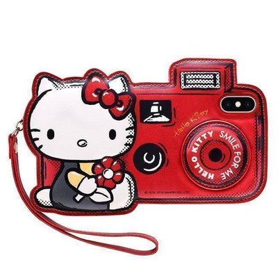 GARMMA 永橙Hello Kitty 皮革造型保護套 旅行相機 【板橋魔力】