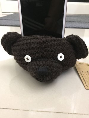 ～BLACK   5NO～   BLACK CHOCOOLATE 熊毛線手機座 手機殼 bape 手機 supreme