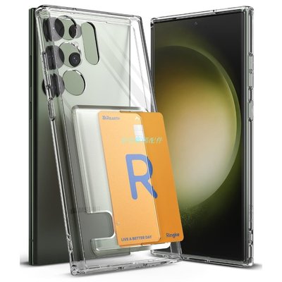 三星s23手機殼Ringke Fusion Card 三星 Galaxy S23 Ultra 透明手機殼 的保護 韓國