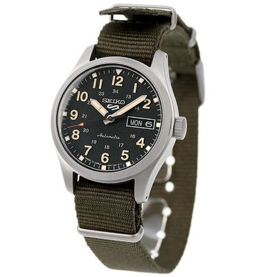 預購 SEIKO SEIKO 5 SBSA201 精工錶 5號 機械錶 36mm 黑面盤 尼龍錶帶