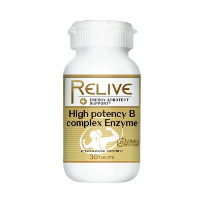 ReLive 百大蔬果酵素天然B群/ReLive EX高活性強效修復B群(30錠)【小資屋】