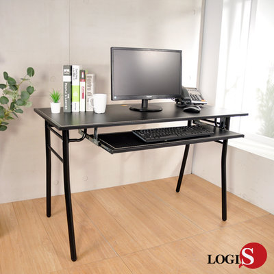好實在 穩固H腳馬鞍皮工業風電腦桌 120x60cm  鋼鐵腳 桌子 學習桌 工作桌 辦公桌 書桌   S65