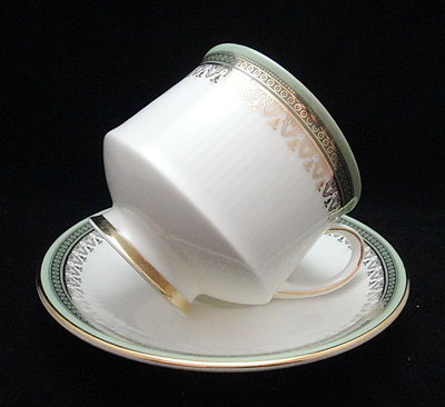 【timekeeper】 英國製Paragon派拉岡Kensington系列華麗重金咖啡杯+盤-1(免運)