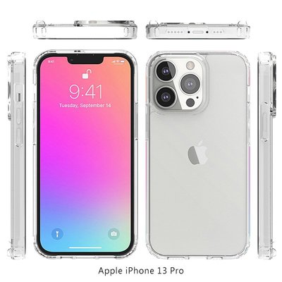 特價 QinD Apple iPhone13 Pro 6.1吋 手機殼 採用優質原料韌性高斯 保護套 雙料保護套 透明殼