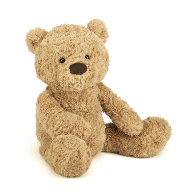 預購 英國 JELLYCAT 最精緻的絨毛玩具 可愛經典咖啡色熊寶貝 BUMBLY BEAR 生日禮 安撫玩偶 療癒娃娃