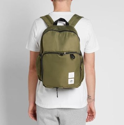 【Dr.Shoes 】Adidas Packable Backpack 綠 防水 休閒 運動 後背包 DV0261