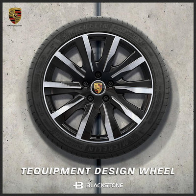 [黑石研創] Porsche 原廠 20吋 Tequipment Design 十幅式鍛造鋁圈