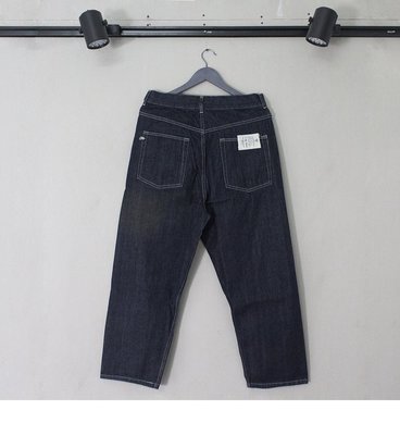 【熱賣精選】 香港MDNS 新款MADNESS 原色丹寧脫漿原色牛仔褲余文樂褲子高品質