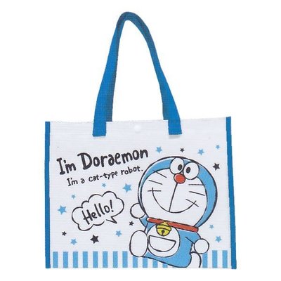哆啦A夢Doraemon PVC透明側背袋，手提袋/肩背包/帆布袋/收納袋/雜物袋/側背袋，X射線【C497316】