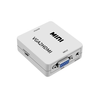 VGAI轉HDMI 支援3.5 立體聲音效 VGA TO HDMI 1080P