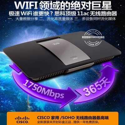 5Cgo【權宇】全新 CISCO EA6700 Linksys 頂級 11N+AC 無線路由器 WIFI 雙頻超穩 含稅