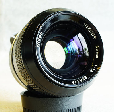 【悠悠山河】近新品 鏡片完美 Nikon Nikkor 35mm F1.4 稀有K版 無刮無霉無霧無塵 頂級鏡